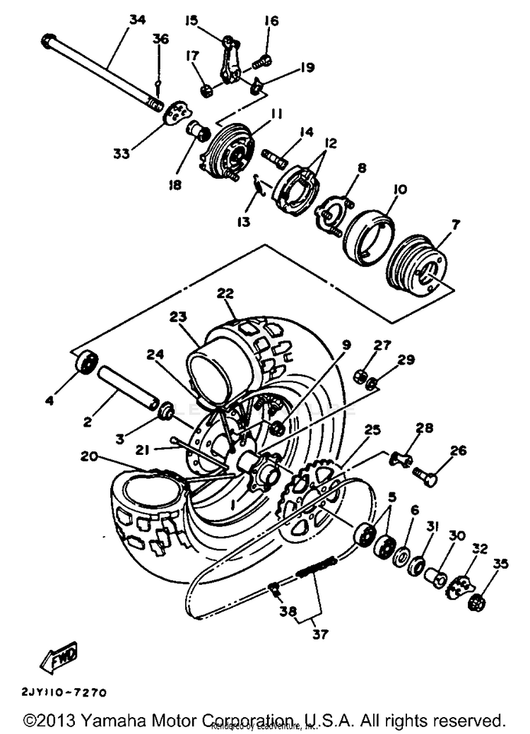 Rear Wheel Schematic