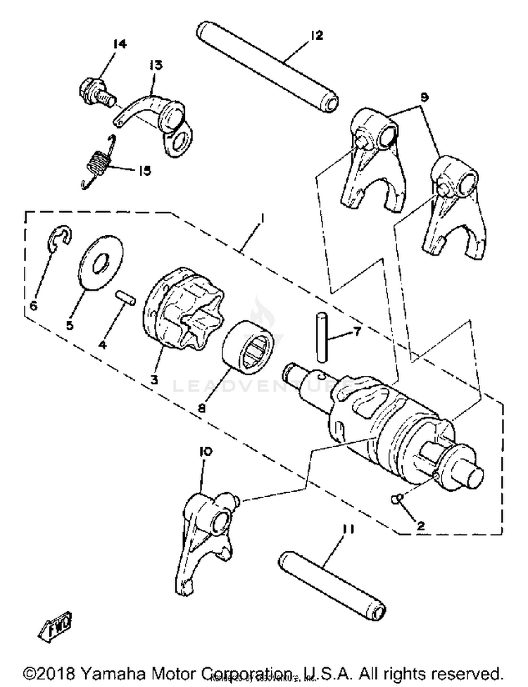 Shift Cam - Fork Schematic