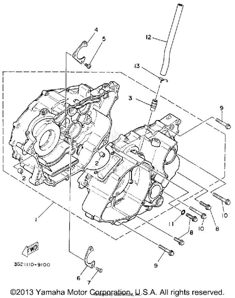 Crankcase Schematic