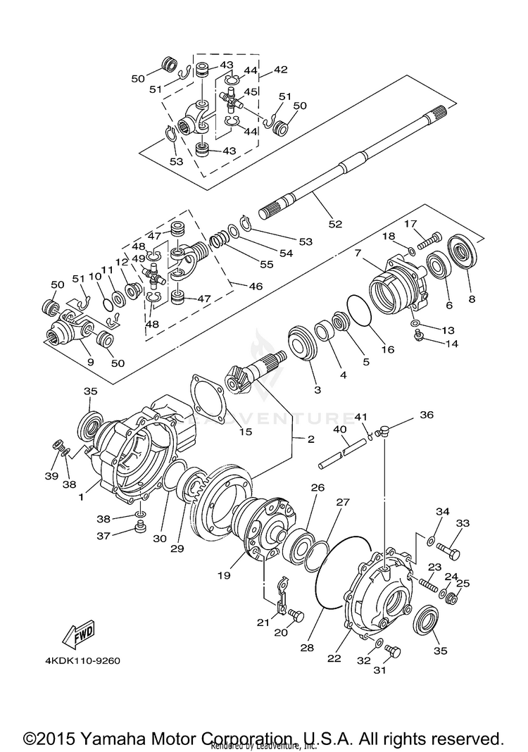 Front Differential Schematic