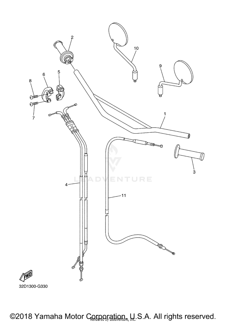 Steering Handle Cable Schematic