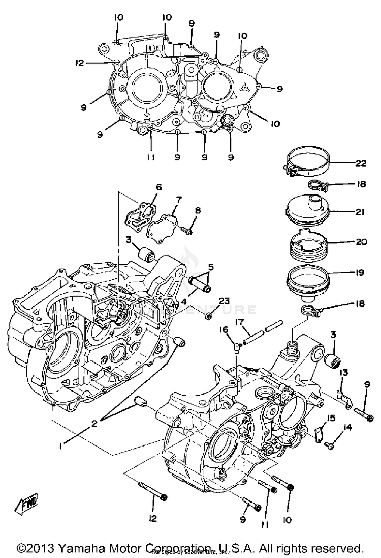 Crankcase Schematic