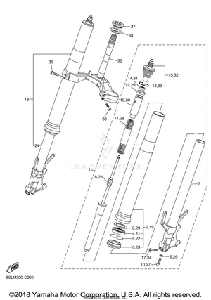 Front Fork Schematic