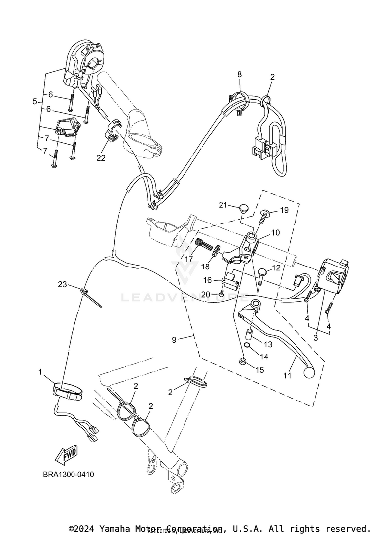 Handle Switch & Lever Schematic
