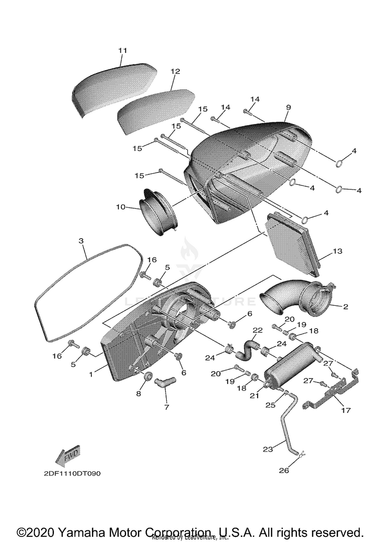 Intake 2 STAR VENTURE - XV19FML - 2021 Schematic