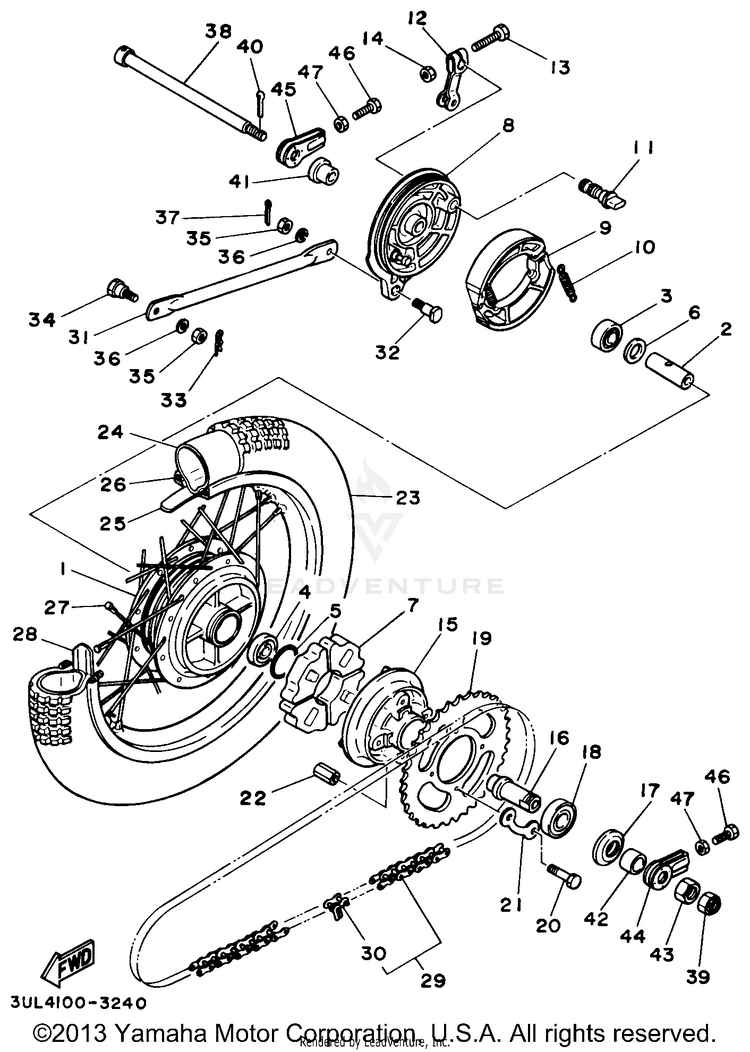 Rear Wheel Schematic