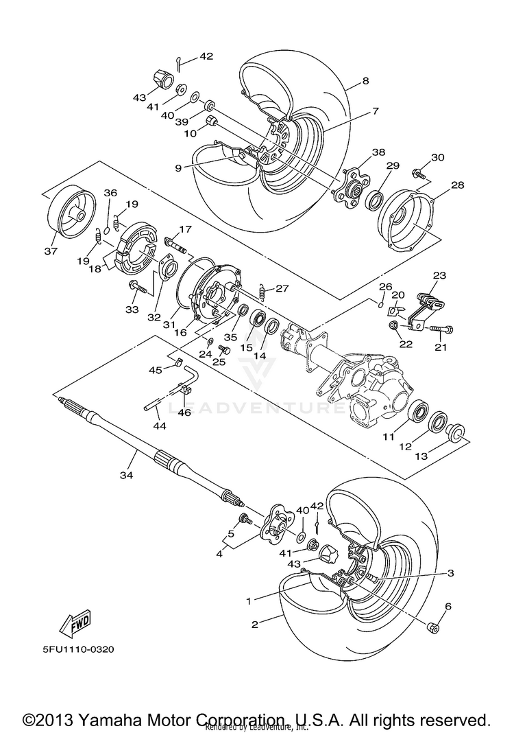 Rear Wheel Schematic
