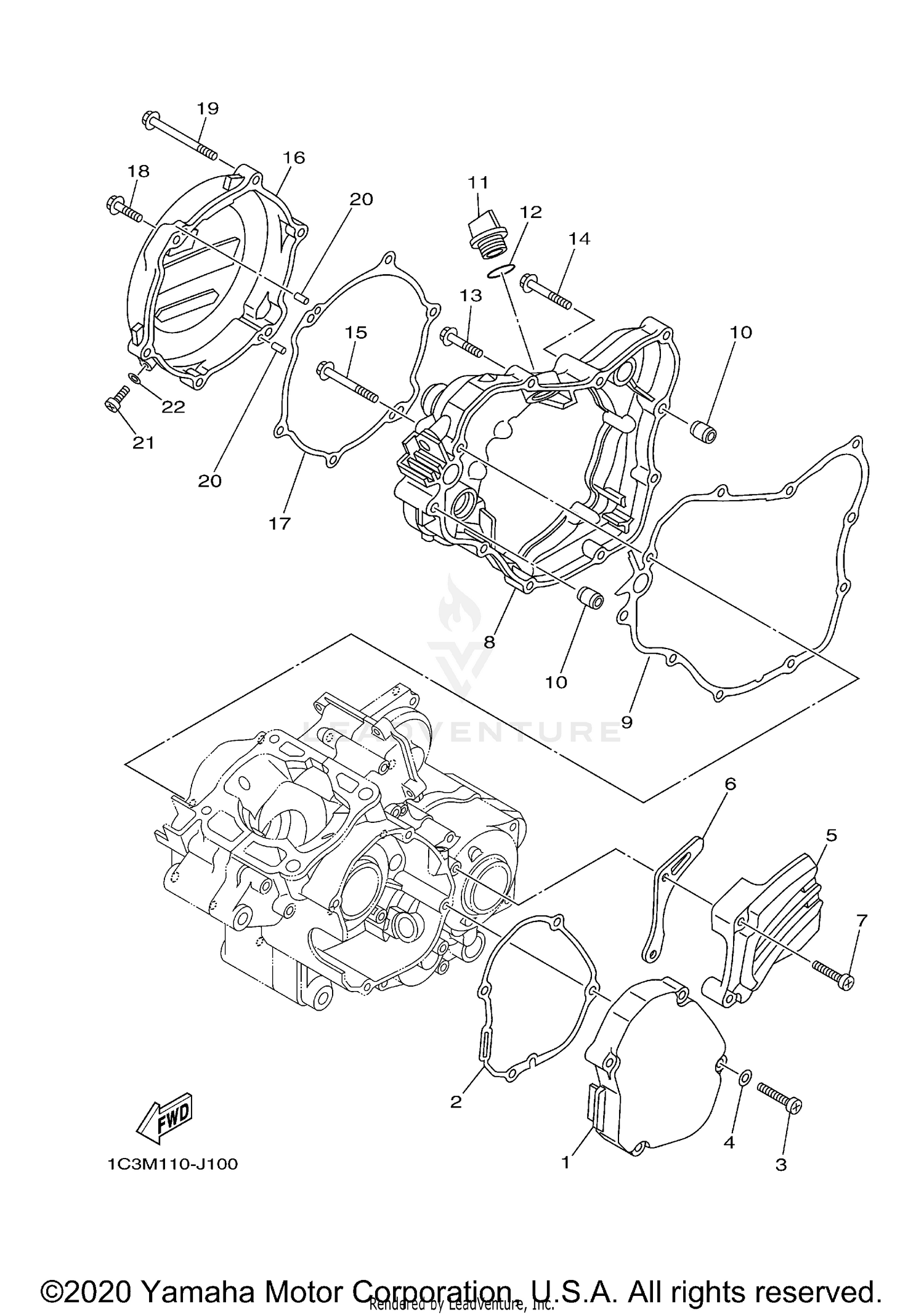 CRANKCASE COVER 1