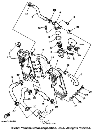 Radiator-hose Schematic