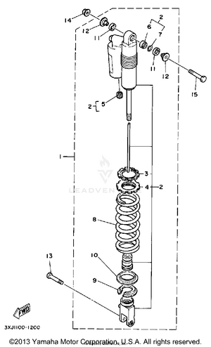 Rear Shocks Schematic