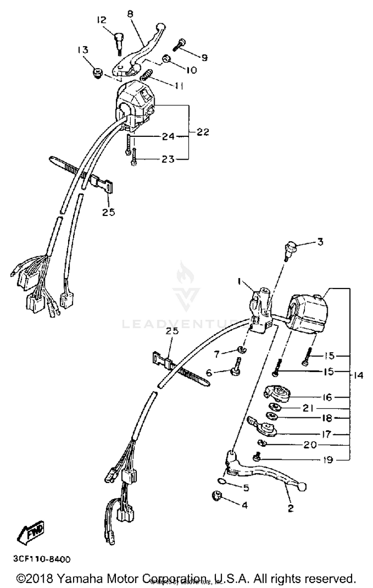Handle Switch Lever Schematic