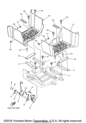 Stand Footrest Schematic