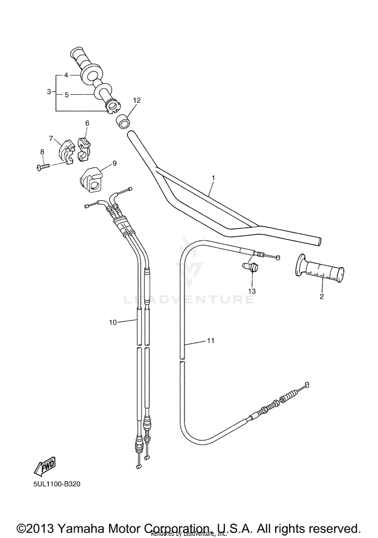 Steering Handle Cable Schematic
