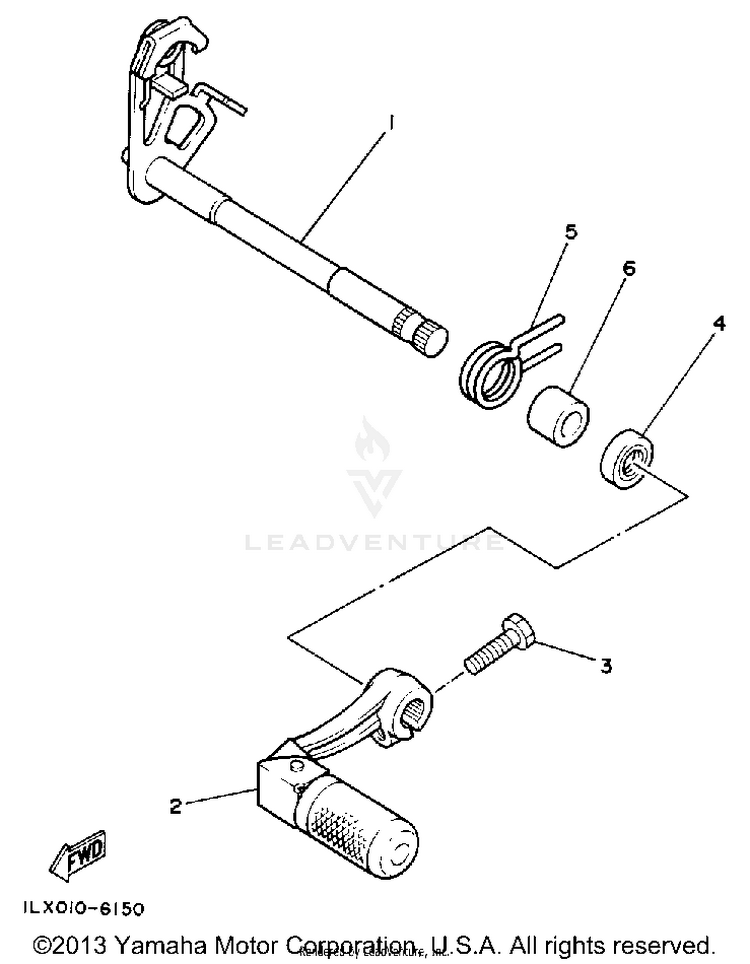 Shift Shaft Schematic