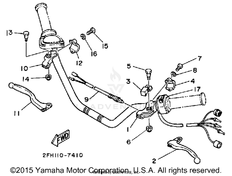 Handle Switch-Lever Schematic