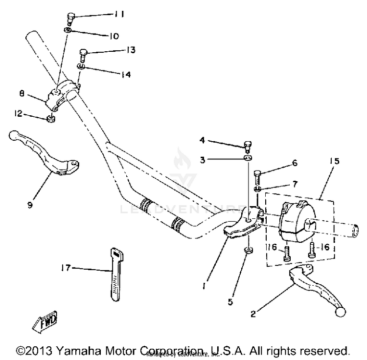 Handle Switch - Lever Schematic