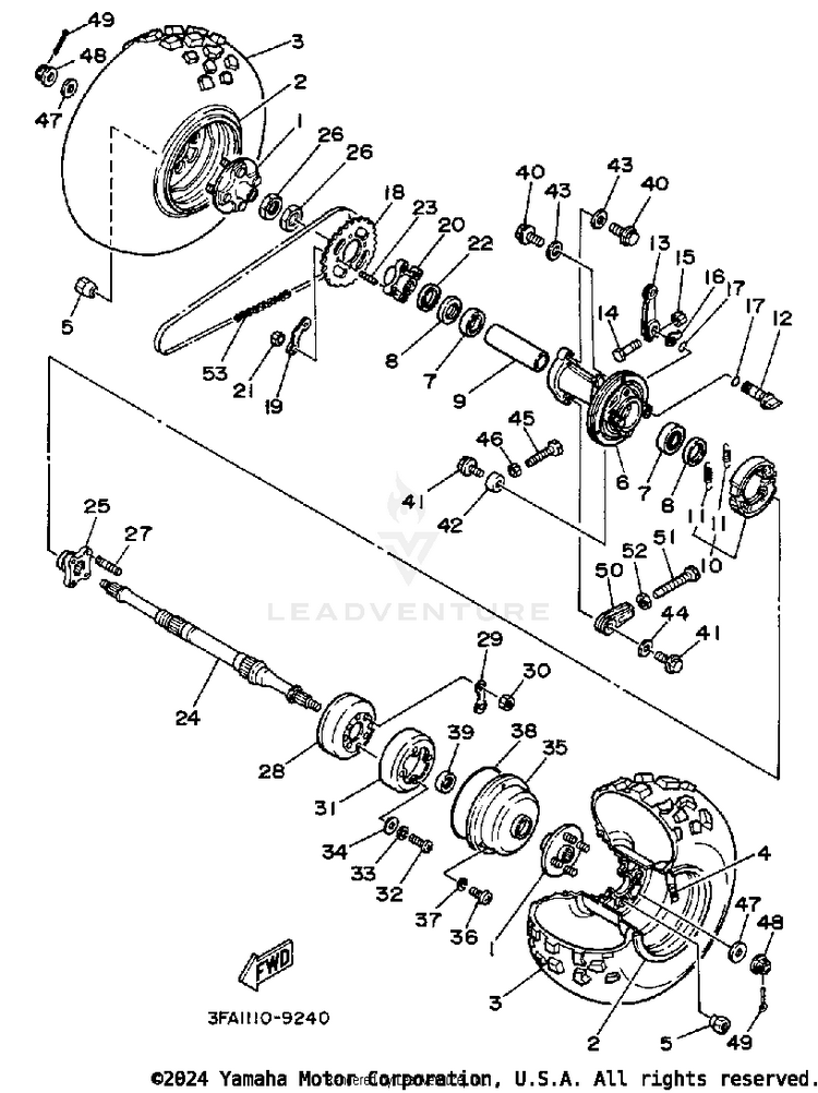 Rear Wheel Schematic