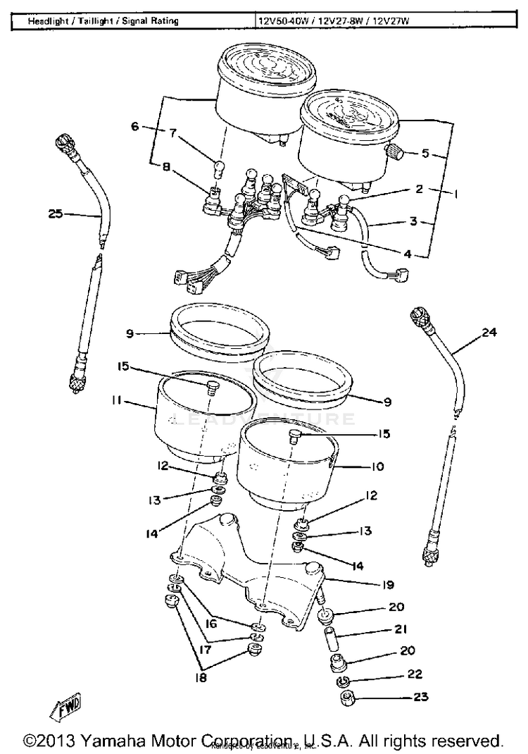 Speedometer-Tachometer Schematic