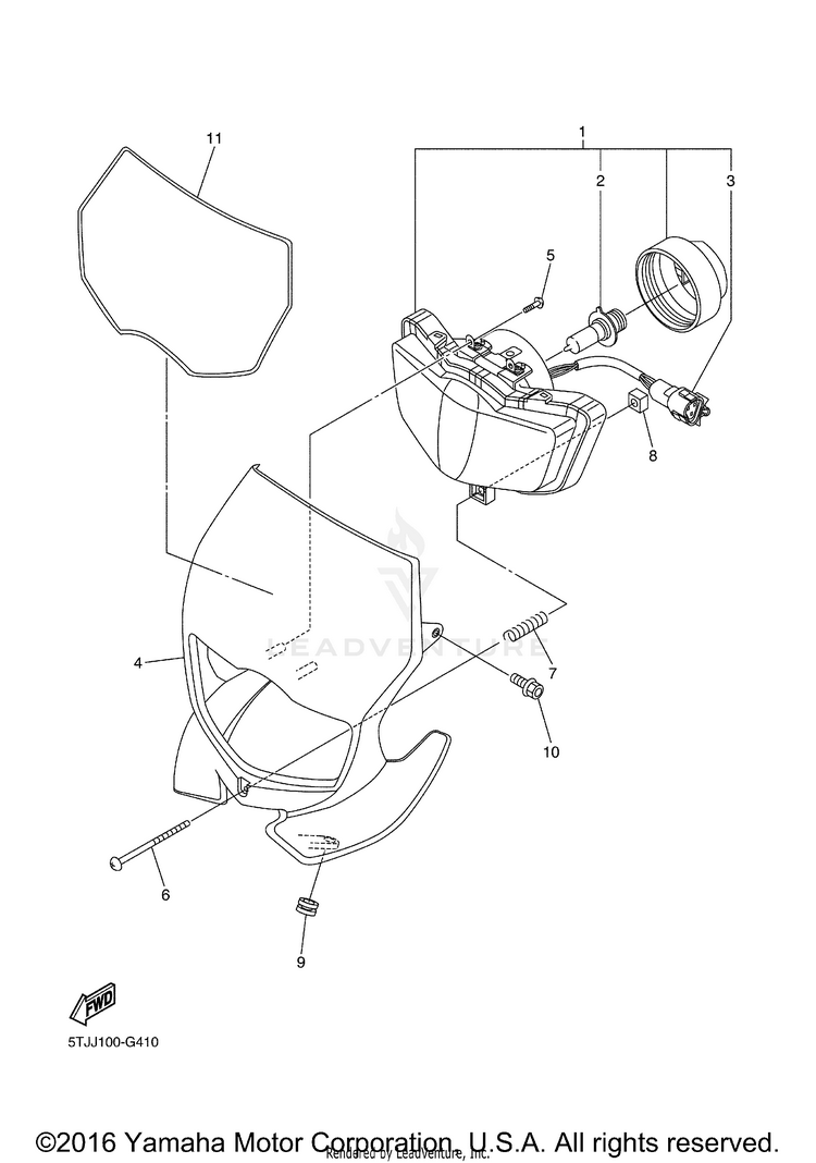 Headlight Schematic
