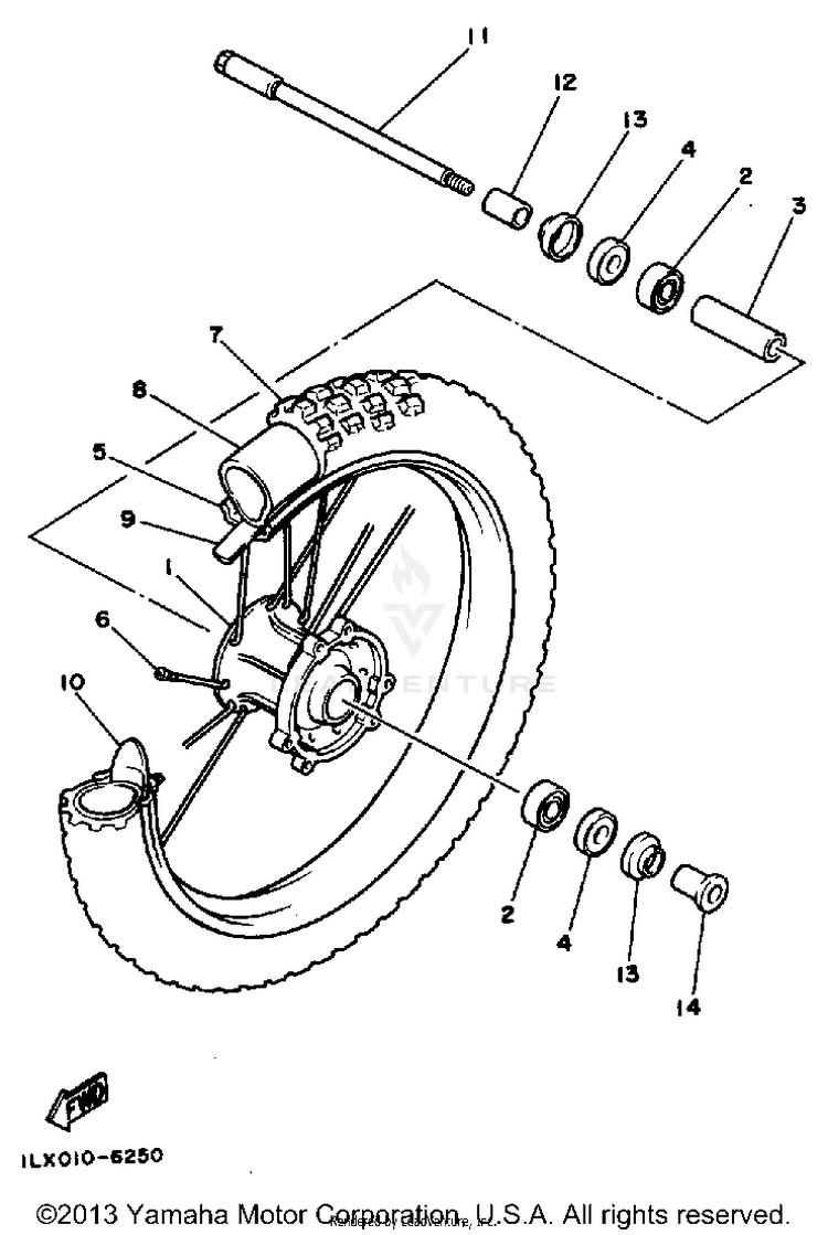 Front Wheel Schematic