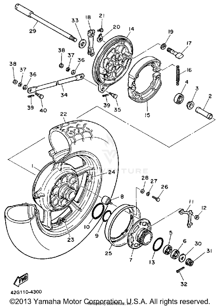 Rear Wheel Schematic