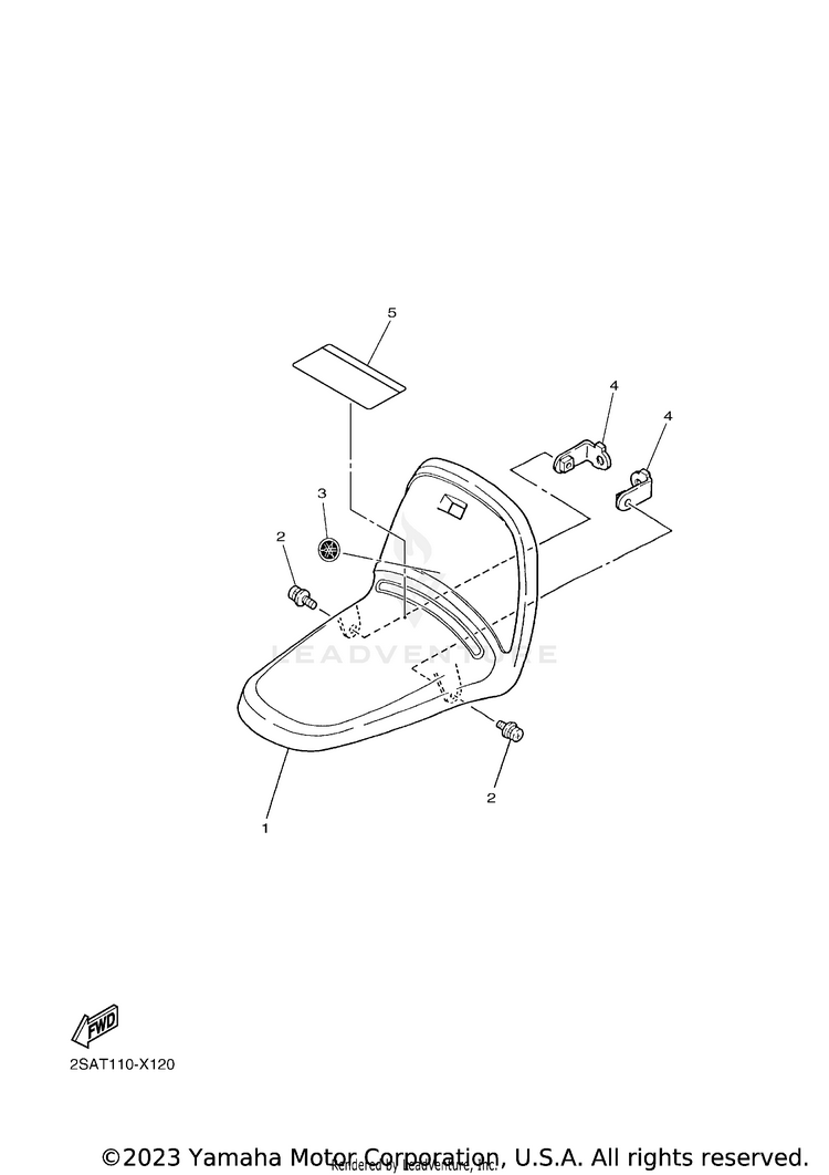 Front Fender Schematic
