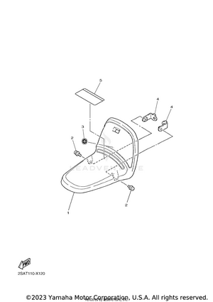 Front Fender Schematic