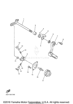 Shift Shaft Schematic