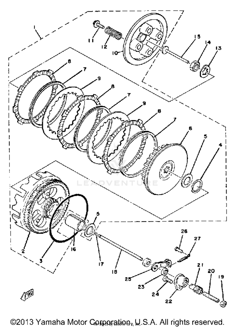 Clutch GTMXE - 1978 Schematic