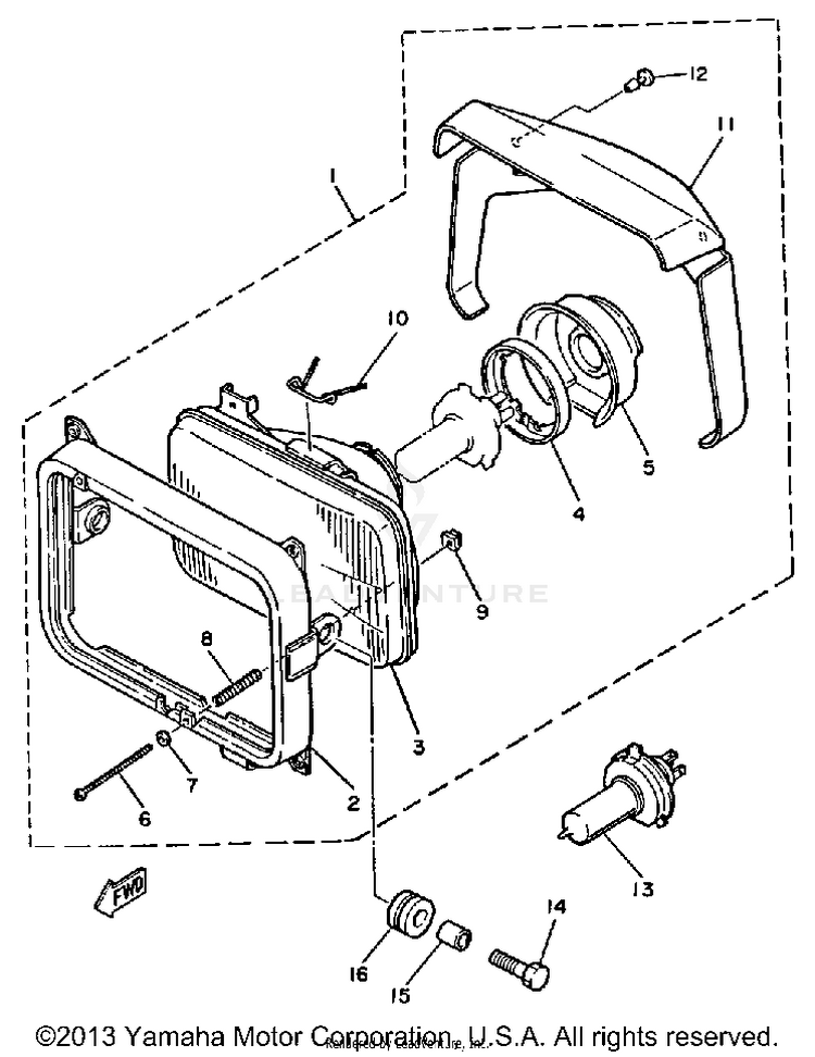 Headlight Schematic
