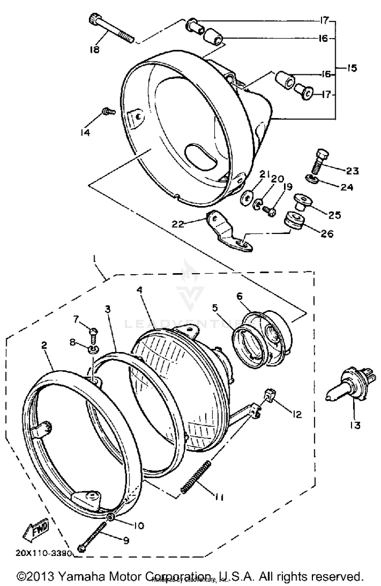 Headlight Schematic