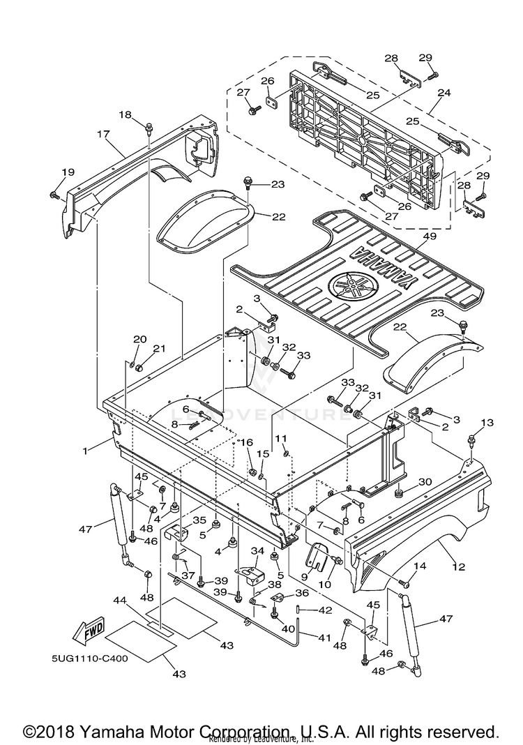 Carrier RHINO HARDWOODS CAMO - YXR660FAHS - 2004 Schematic