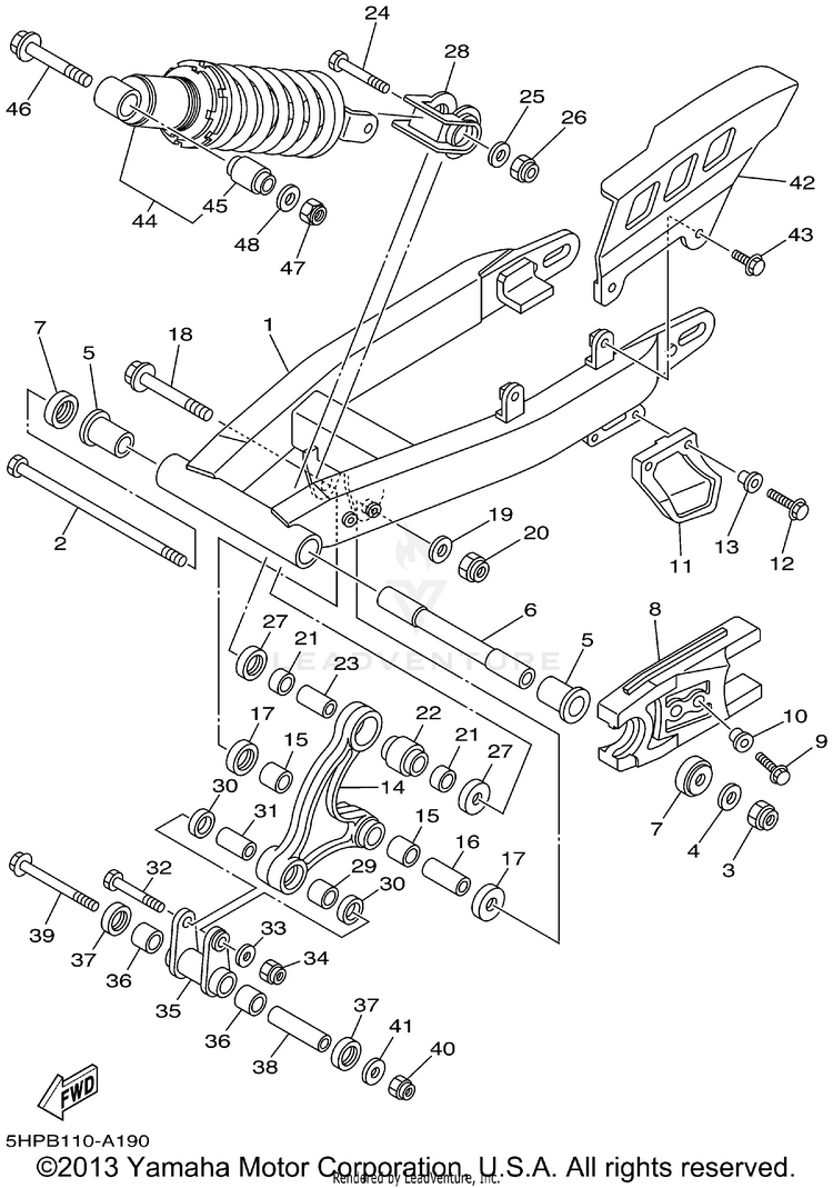 Rear Arm Suspension Schematic