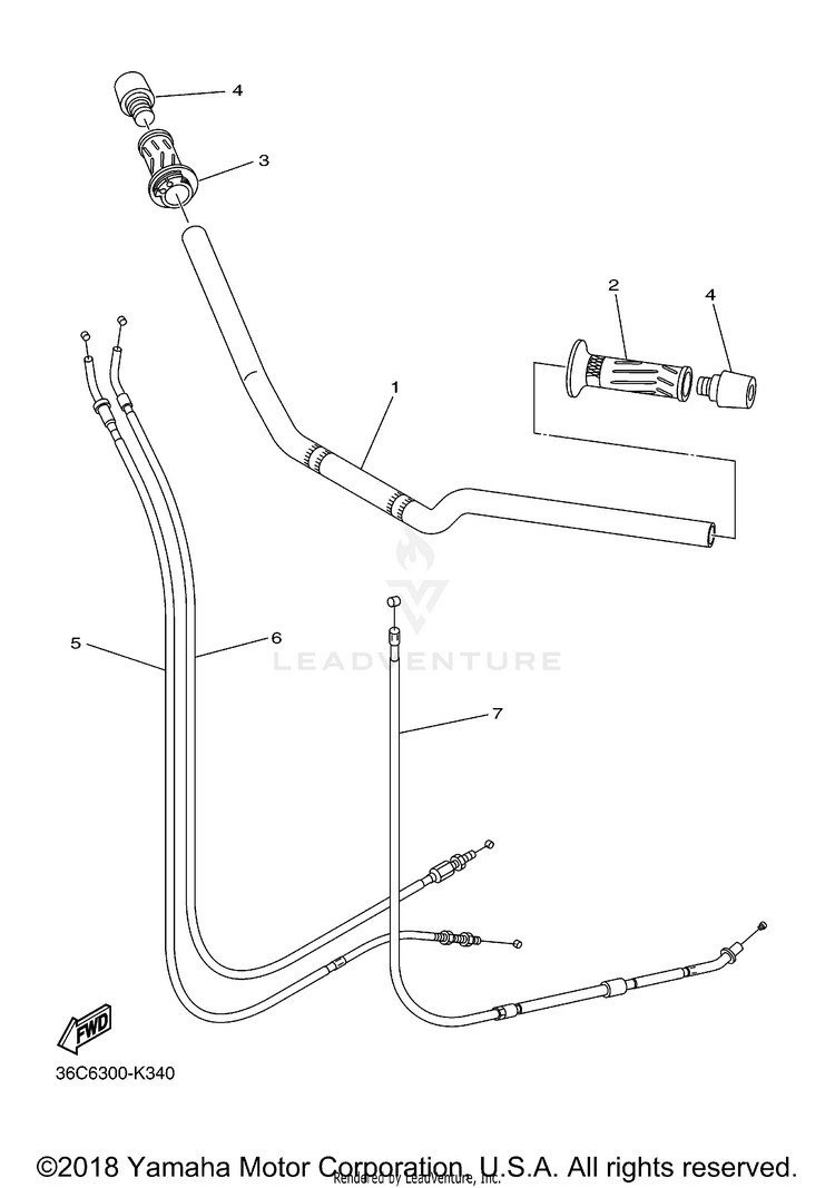 Steering Handle Cable Schematic