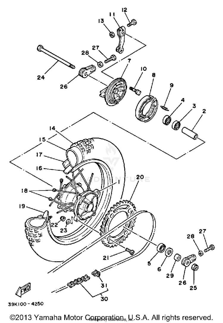 Rear Wheel Schematic