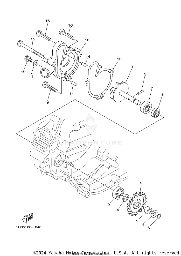 Water Pump Schematic