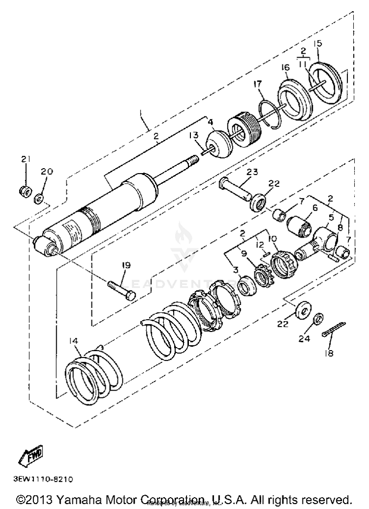 Rear Shocks Schematic
