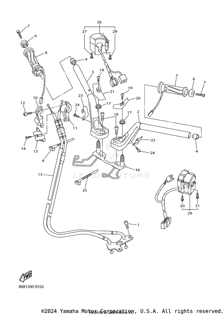 Steering Handle Cable Schematic