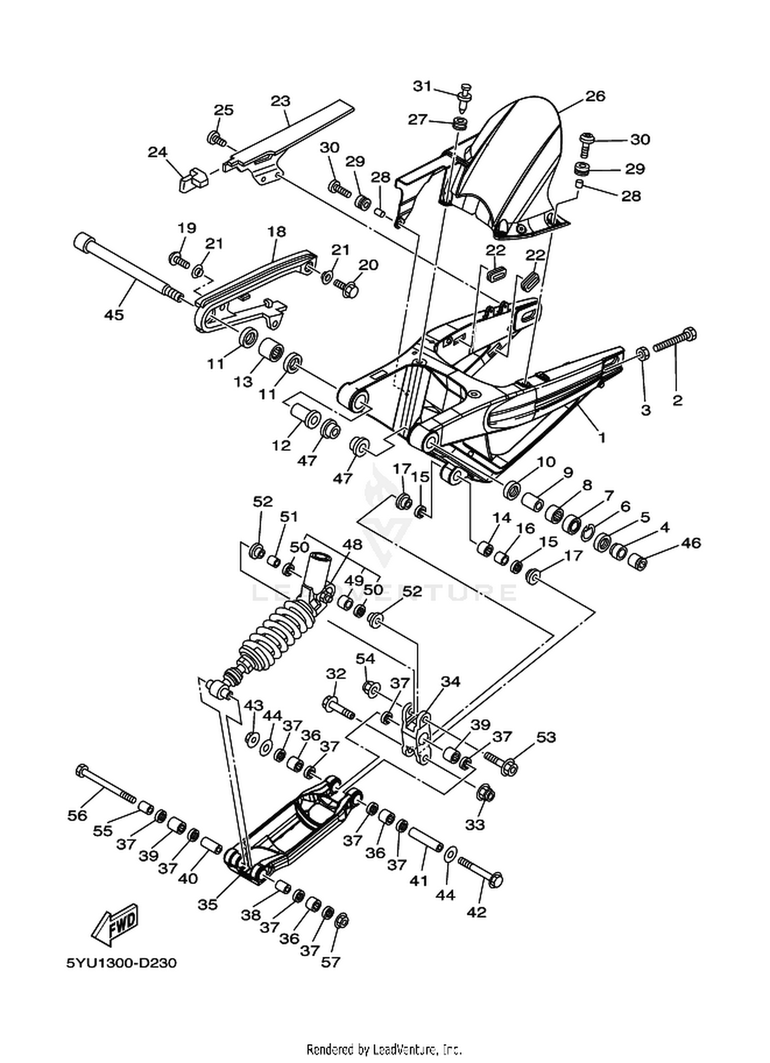 23 REAR ARM  SUSPENSION