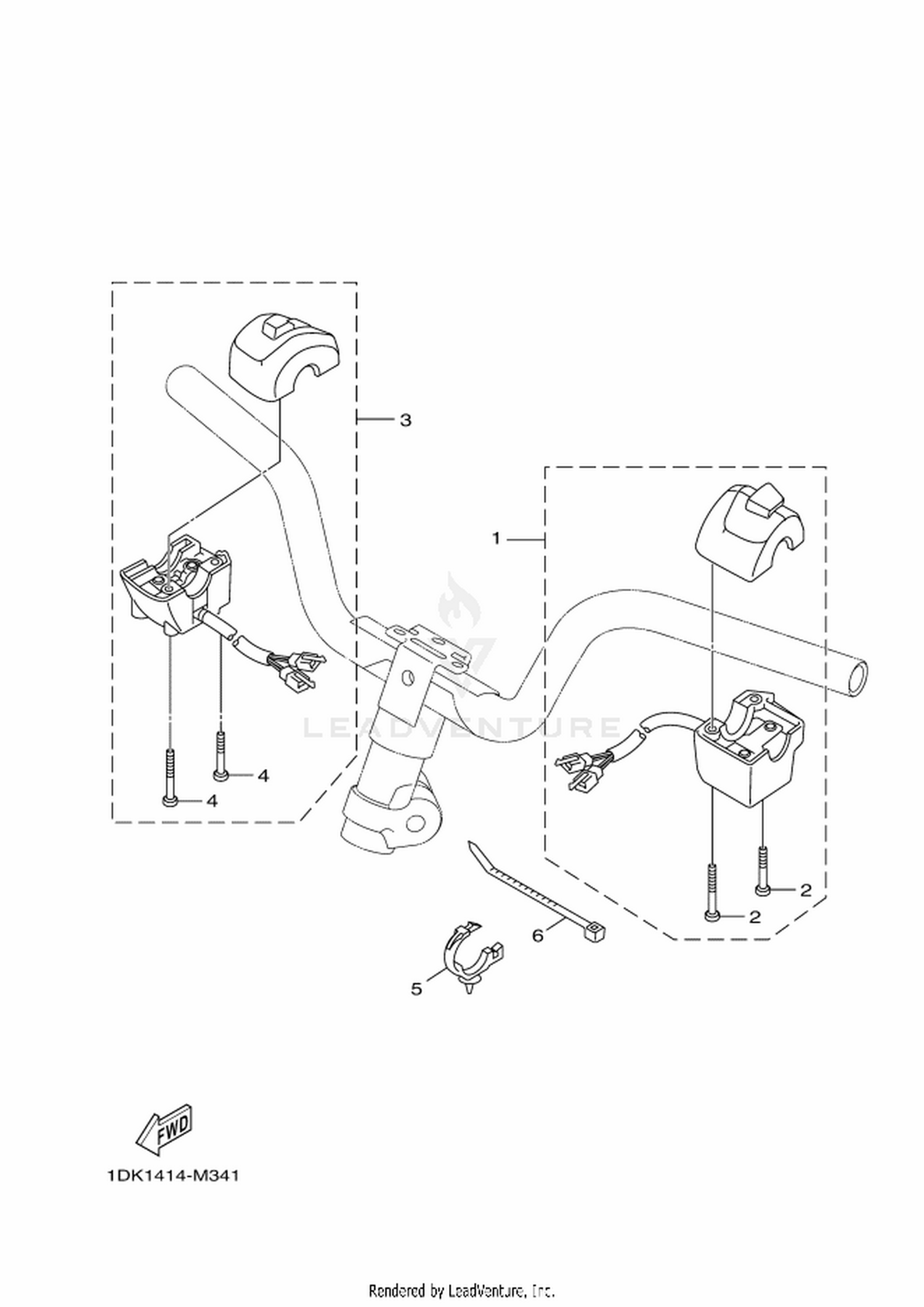 34 HANDLE SWITCH  LEVER