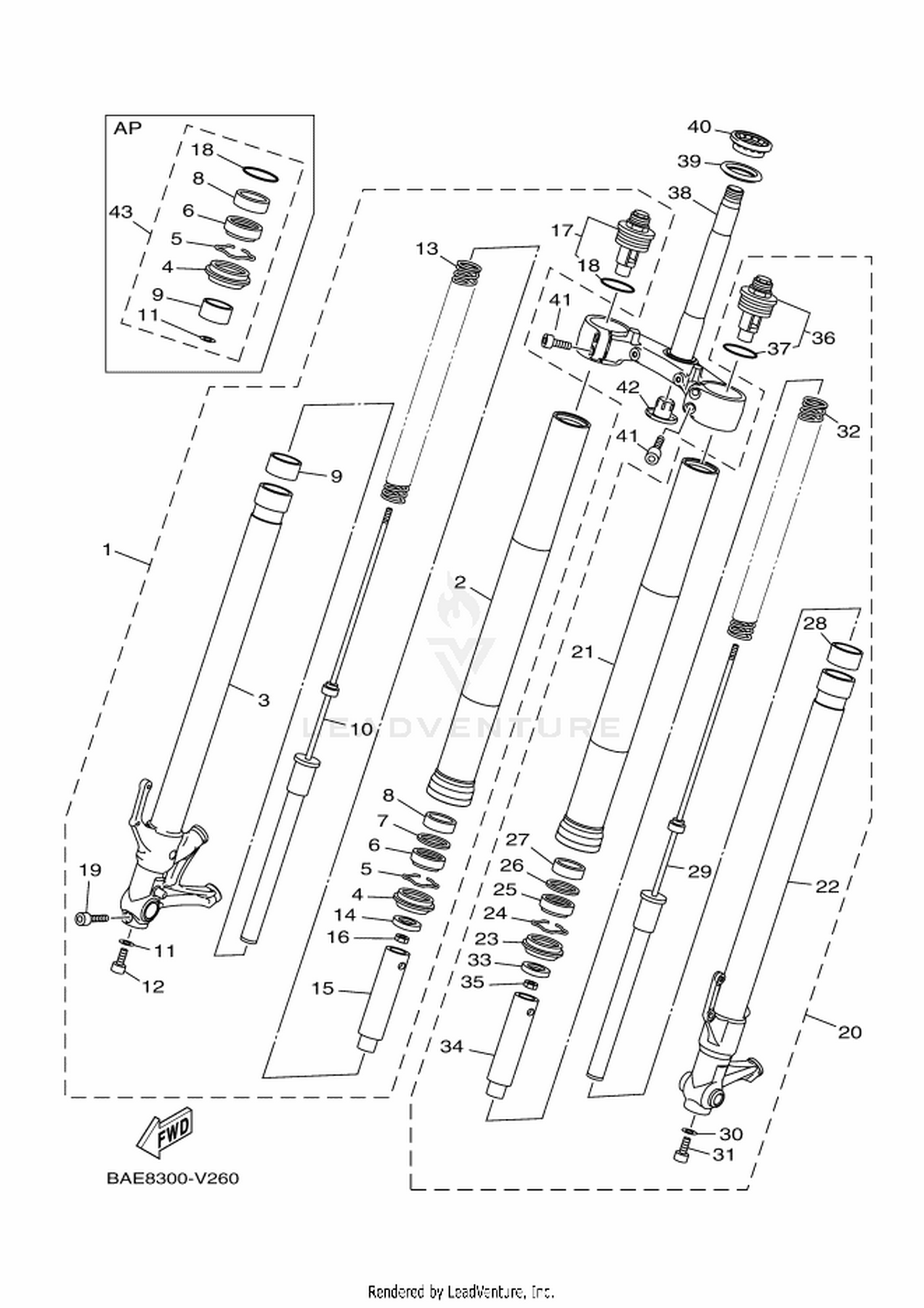 26 FRONT FORK