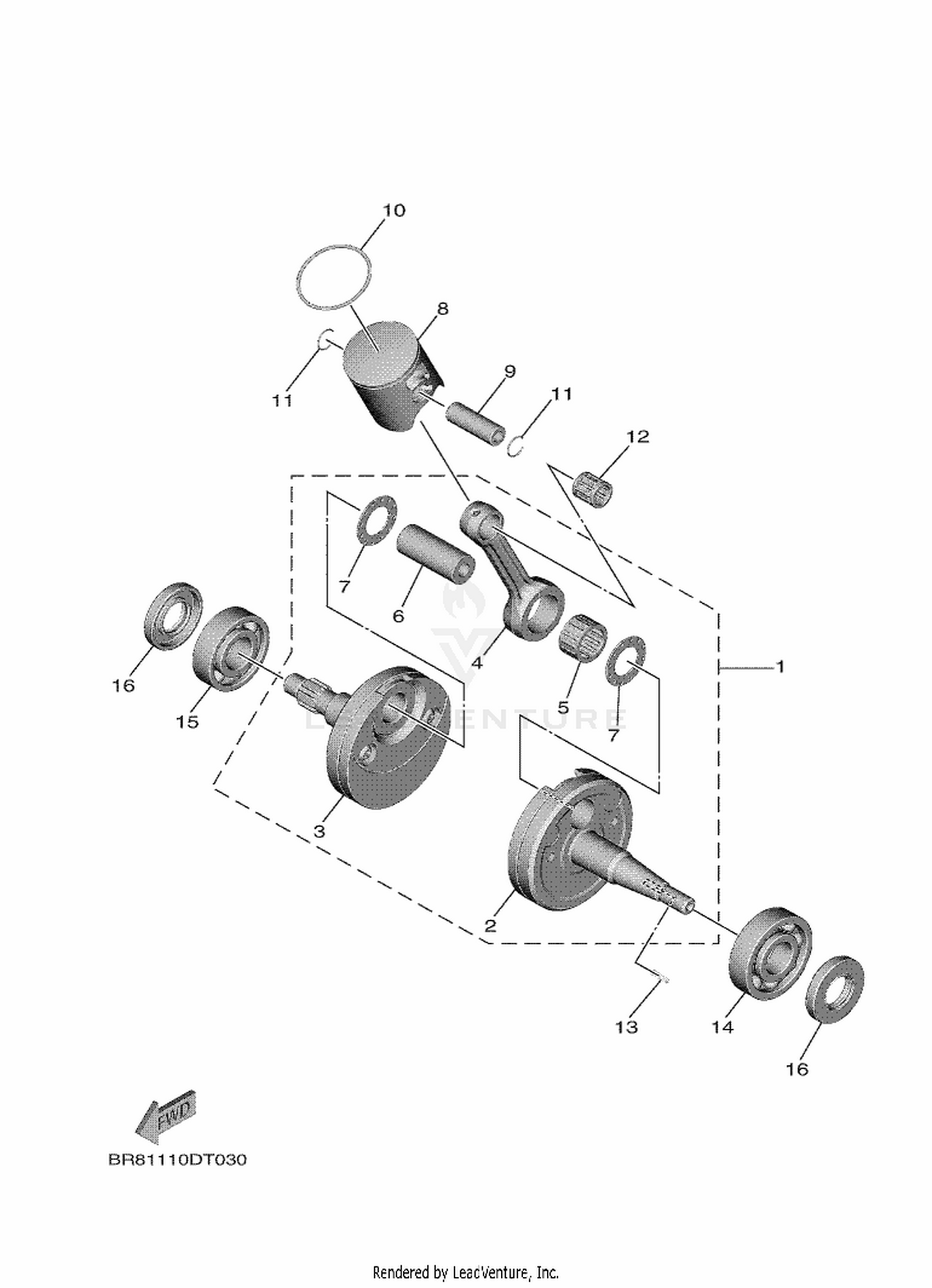 04 CRANKSHAFT  PISTON