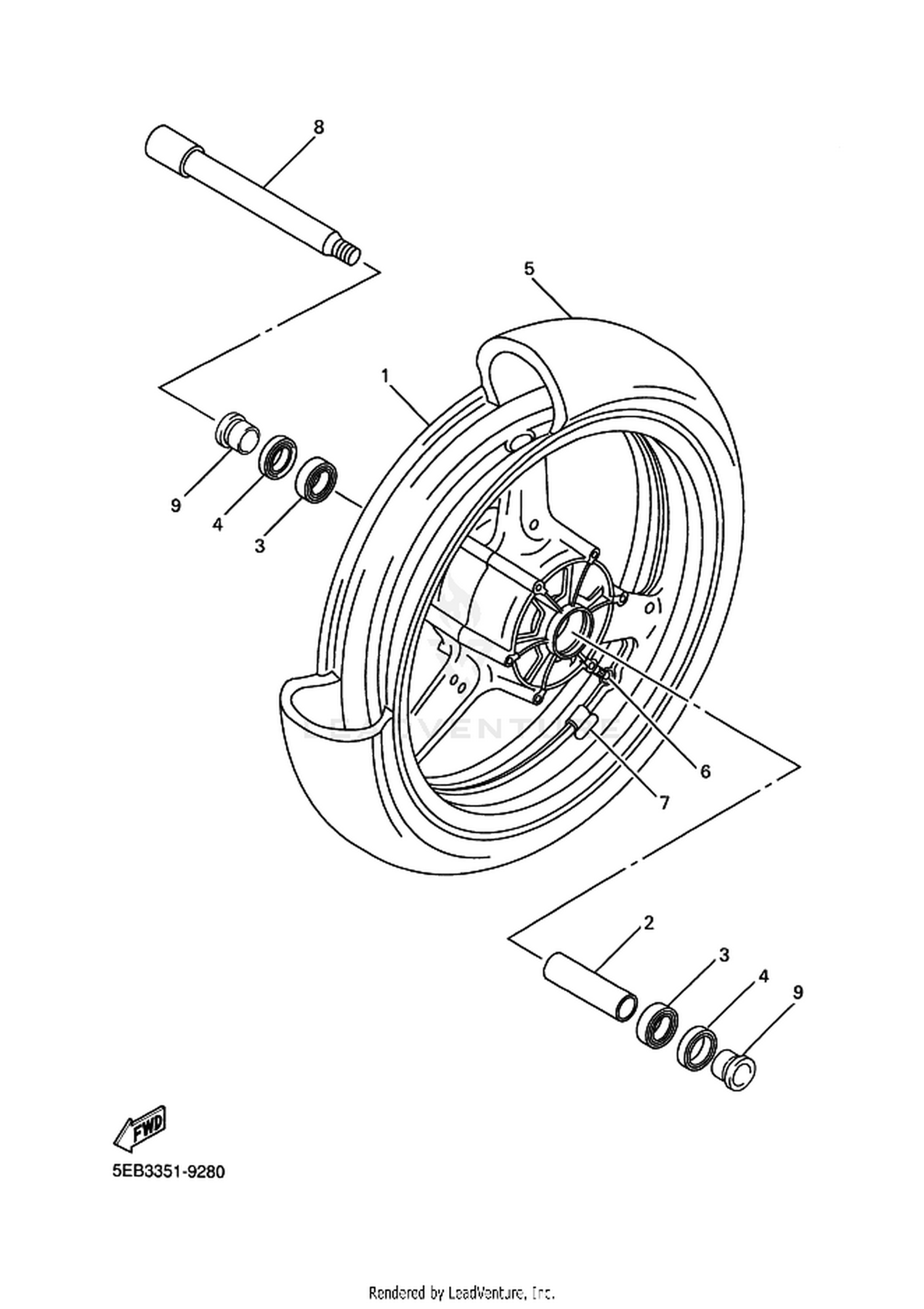 28 FRONT WHEEL