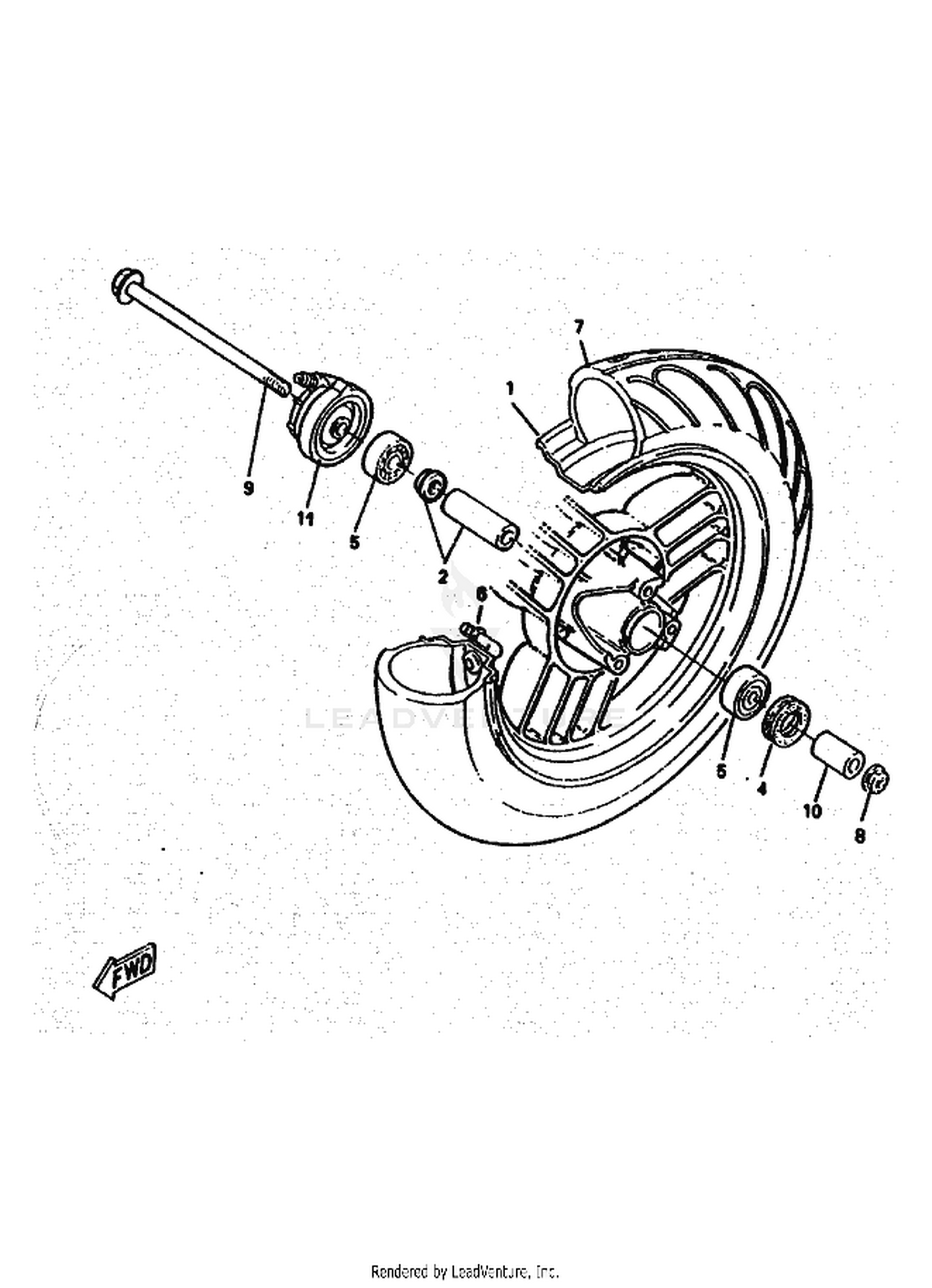 20 FRONT WHEEL
