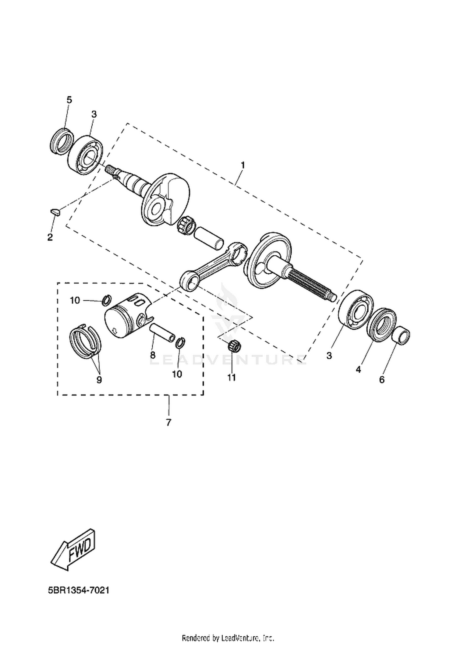 02 CRANKSHAFT  PISTON