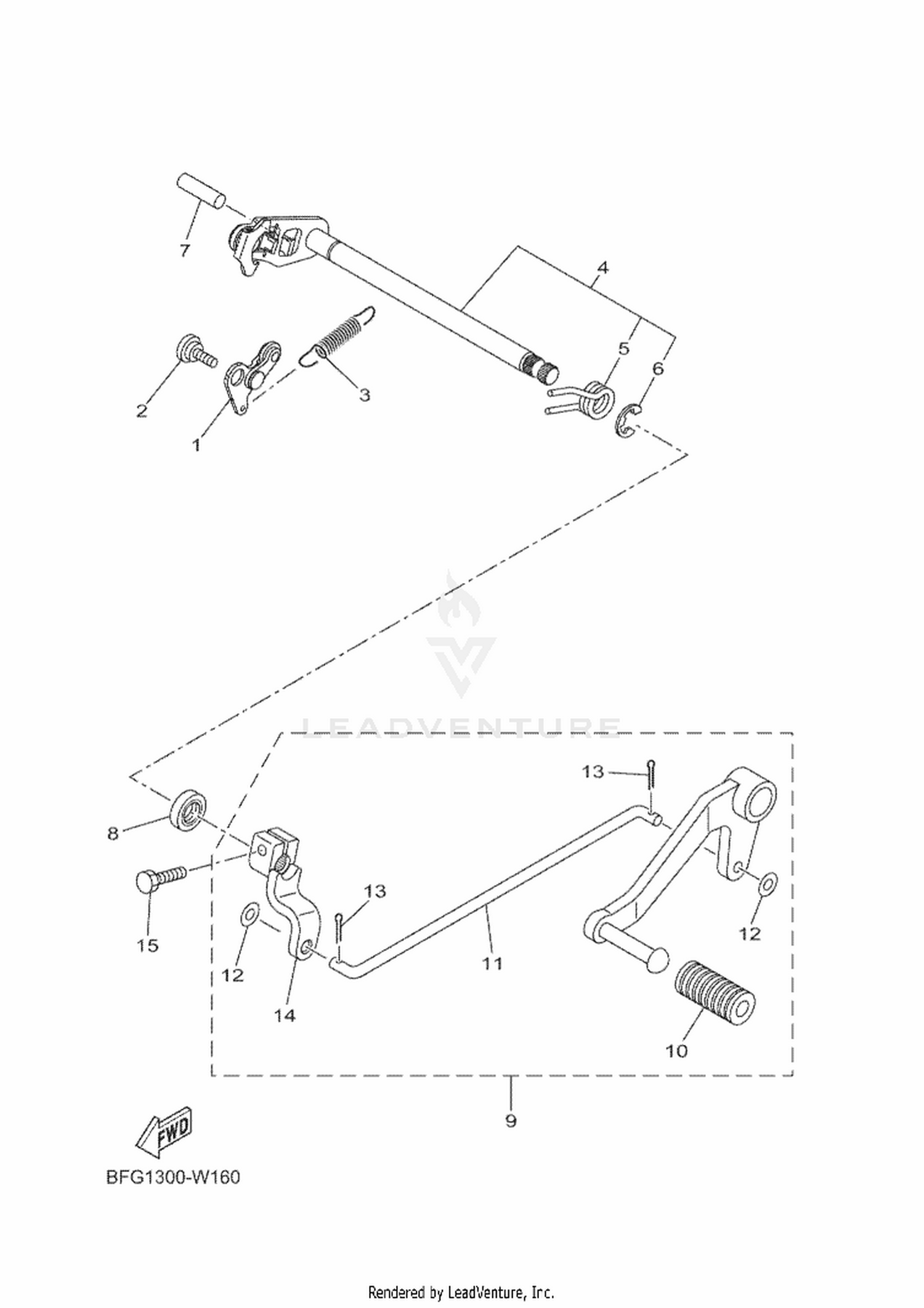 16 SHIFT SHAFT