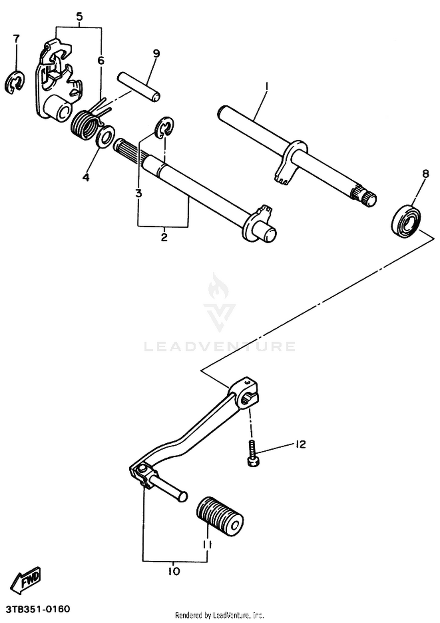 16 SHIFT SHAFT