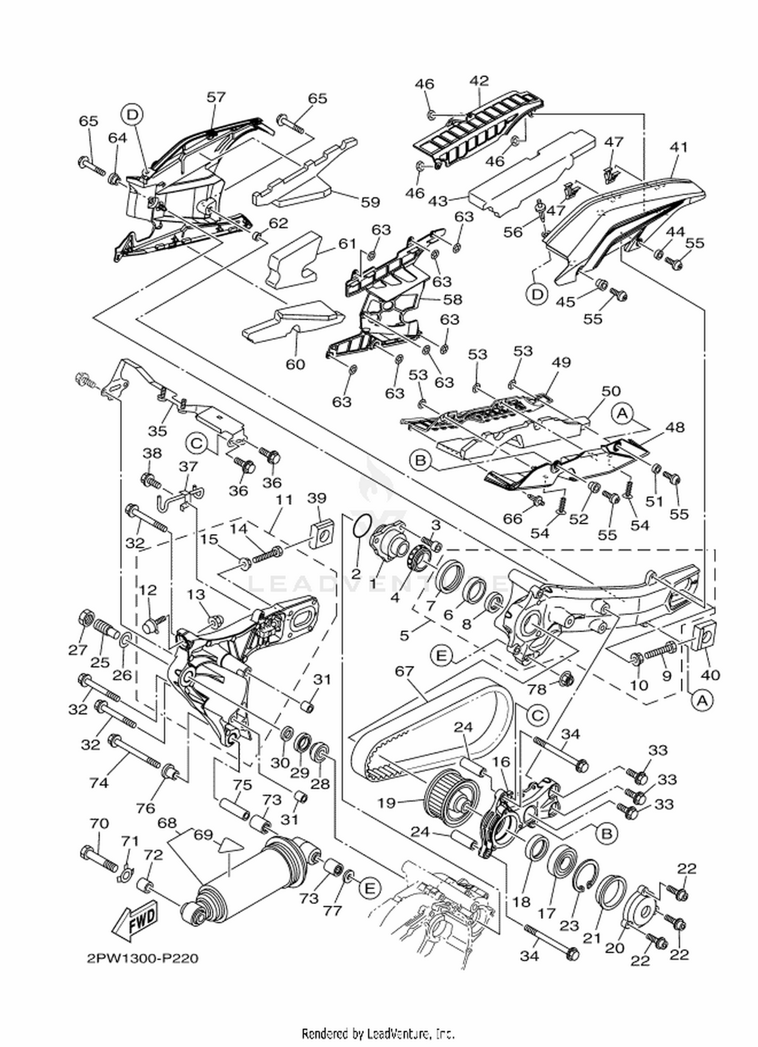22 REAR ARM  SUSPENSION