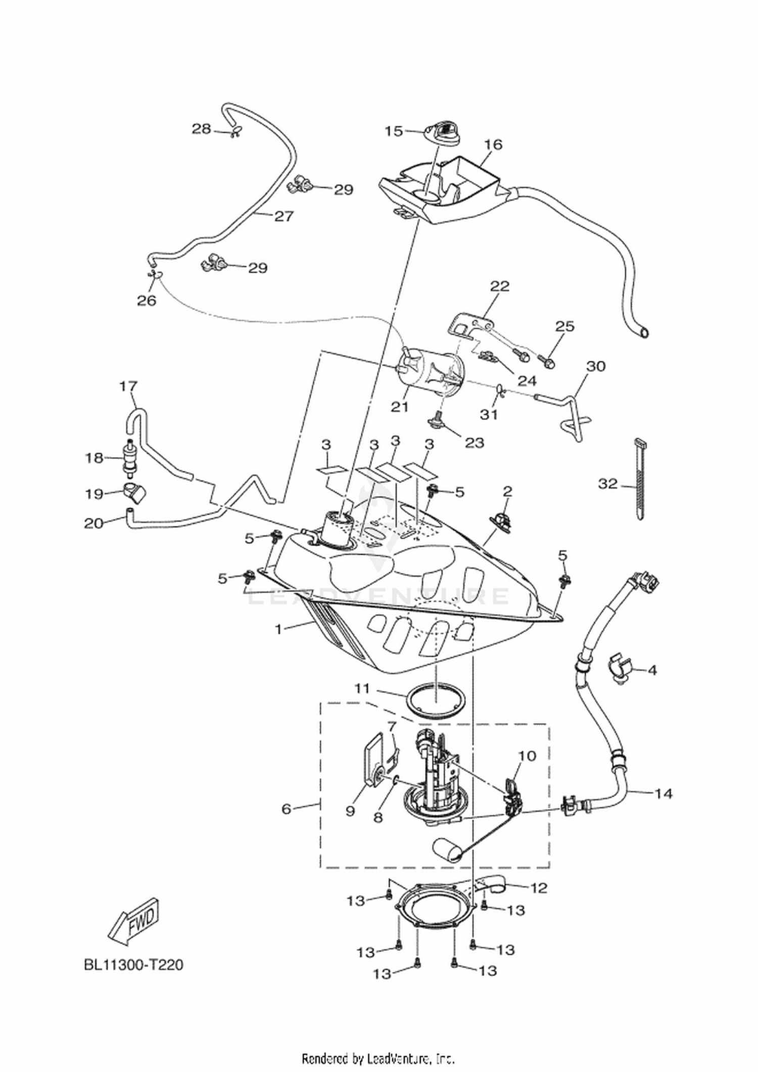 22 FUEL TANK