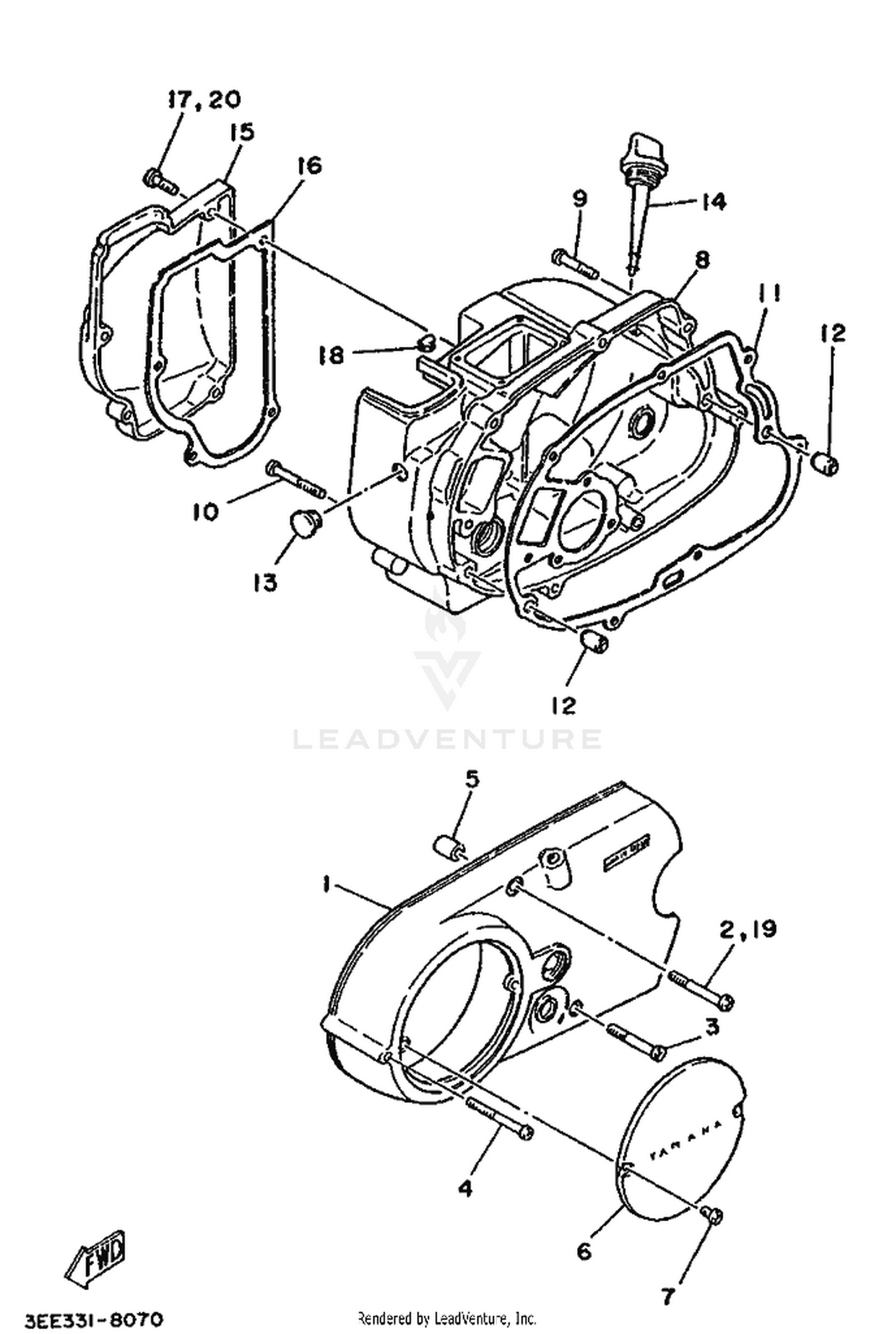 07 CRANKCASE COVER 1